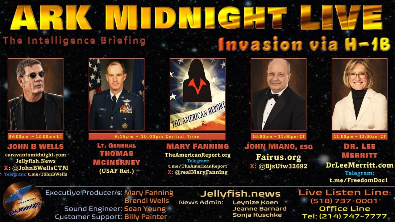 Ark Midnight 507 – The Intelligence Briefing / Invasion via H-1B