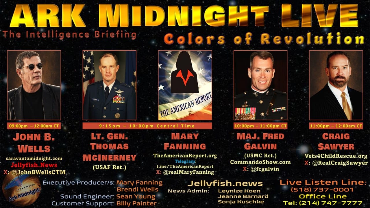Ark Midnight 510 – The Intelligence Briefing / Colors of Revolution